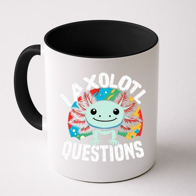 Axolotl Questions Anime Cute Kawaii Axolotl Mug