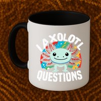 Axolotl Questions Anime Cute Kawaii Axolotl Mug