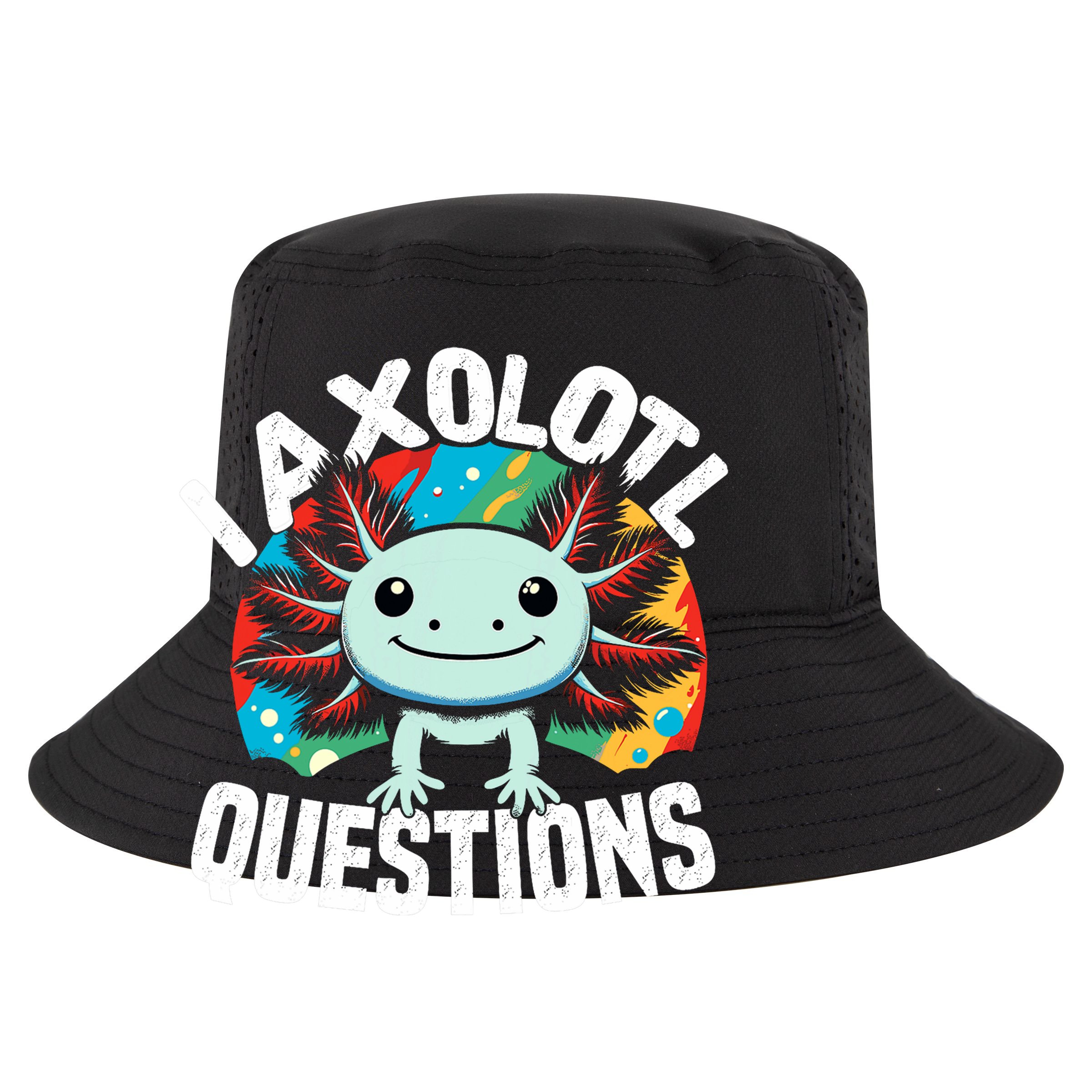 Axolotl Questions Anime Cute Kawaii Axolotl 12oz Stainless Steel Coffee Mug