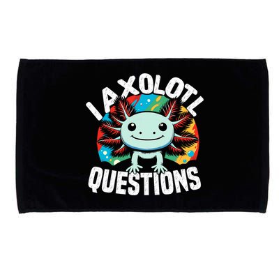 Axolotl Questions Anime Cute Kawaii Axolotl Microfiber Hand Towel