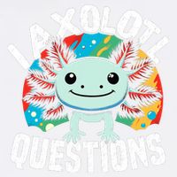 Axolotl Questions Anime Cute Kawaii Axolotl Garment-Dyed Sweatshirt