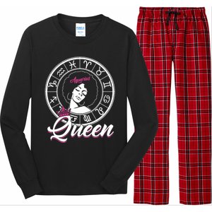 Aquarius Queen Are Born In January 20 To February 18 Gift Long Sleeve Pajama Set