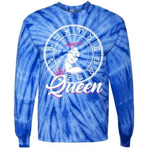 Aquarius Queen Are Born In January 20 To February 18 Gift Tie-Dye Long Sleeve Shirt