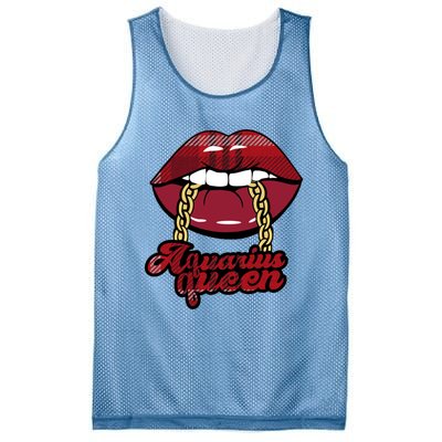 Aquarius Queen Astrology Zodiac Gift Mesh Reversible Basketball Jersey Tank