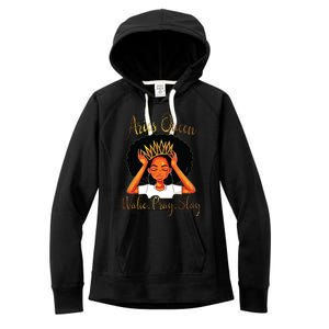 Aries Queens Are Born In March 21 To April 19 Women's Fleece Hoodie