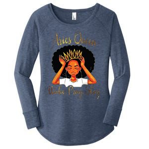 Aries Queens Are Born In March 21 To April 19 Women's Perfect Tri Tunic Long Sleeve Shirt