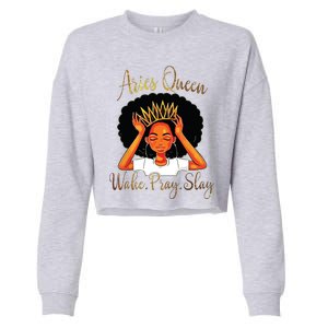 Aries Queens Are Born In March 21 To April 19 Cropped Pullover Crew