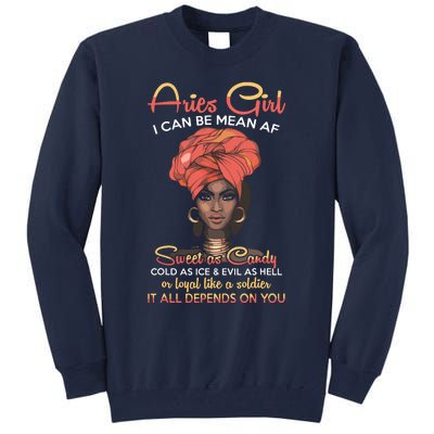 Aries Queens Are Born In March 21 To April 19 Tall Sweatshirt