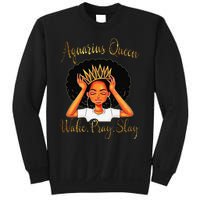 Aquarius Queens Are Born in January 20 February 18 Sweatshirt