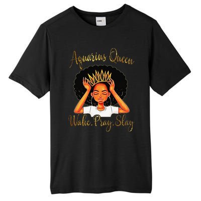 Aquarius Queens Are Born in January 20 February 18 Tall Fusion ChromaSoft Performance T-Shirt