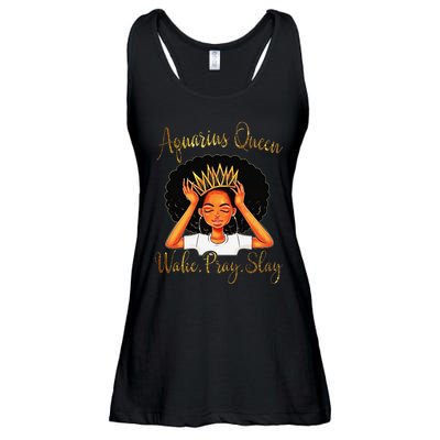 Aquarius Queens Are Born in January 20 February 18 Ladies Essential Flowy Tank