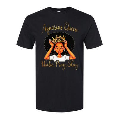 Aquarius Queens Are Born in January 20 February 18 Softstyle® CVC T-Shirt