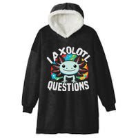 Axolotl Questions Anime Cute Kawaii Axolotl Hooded Wearable Blanket