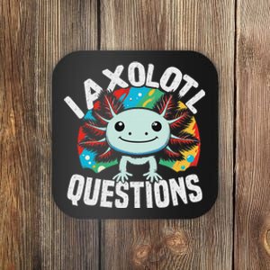 Axolotl Questions Anime Cute Kawaii Axolotl Coaster