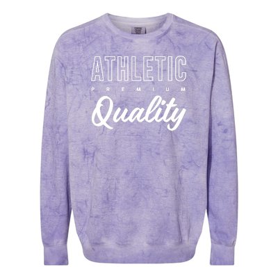 Athletic Quality Colorblast Crewneck Sweatshirt