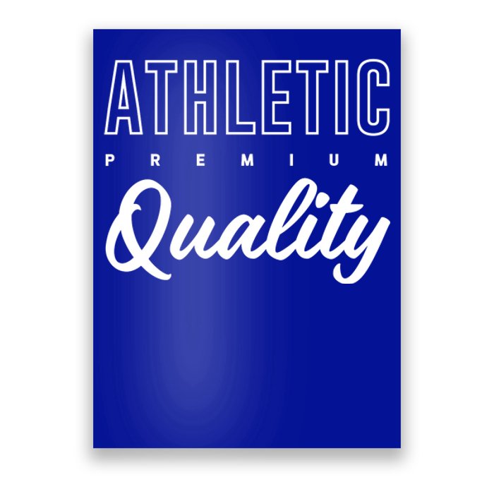 Athletic Quality Poster