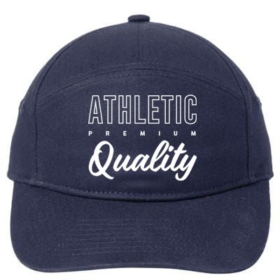 Athletic Quality 7-Panel Snapback Hat