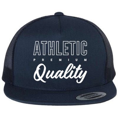 Athletic Quality Flat Bill Trucker Hat