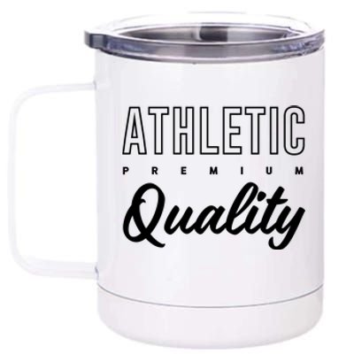 Athletic Quality 12 oz Stainless Steel Tumbler Cup