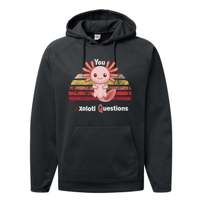 Axolotl Questions Performance Fleece Hoodie