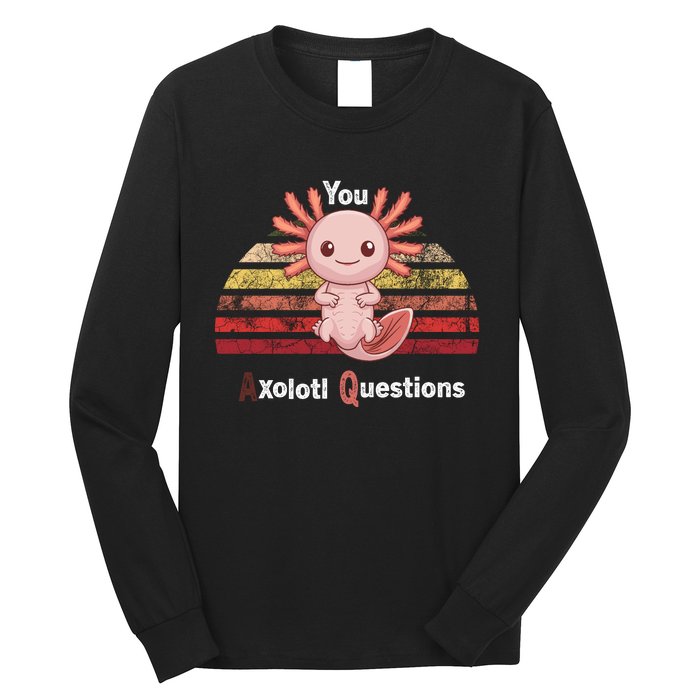 Axolotl Questions Long Sleeve Shirt