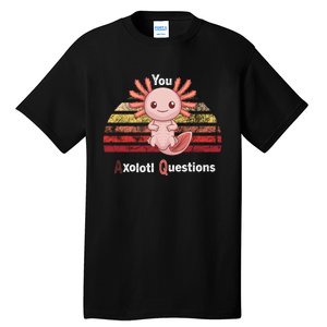 Axolotl Questions Tall T-Shirt