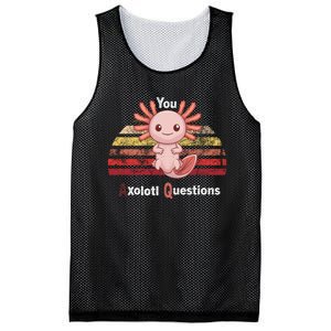 Axolotl Questions Mesh Reversible Basketball Jersey Tank