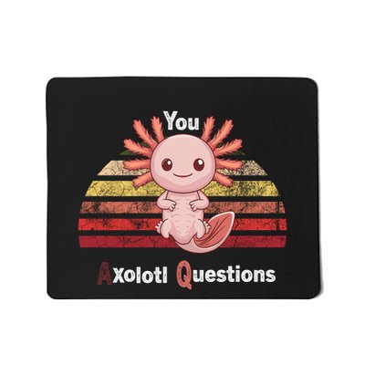 Axolotl Questions Mousepad