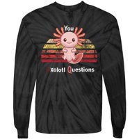 Axolotl Questions Tie-Dye Long Sleeve Shirt