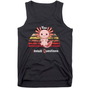 Axolotl Questions Tank Top