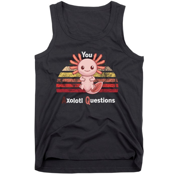 Axolotl Questions Tank Top