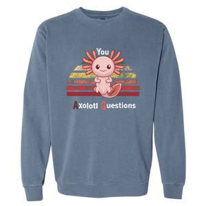 Axolotl Questions Garment-Dyed Sweatshirt