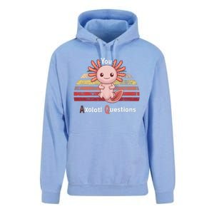 Axolotl Questions Unisex Surf Hoodie