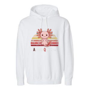 Axolotl Questions Garment-Dyed Fleece Hoodie