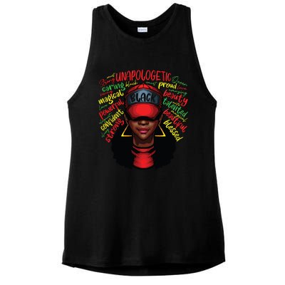 African Queen Black History Month African American Ladies Ladies PosiCharge Tri-Blend Wicking Tank