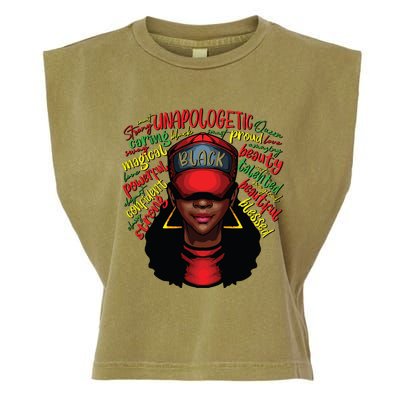 African Queen Black History Month African American Ladies Garment-Dyed Women's Muscle Tee