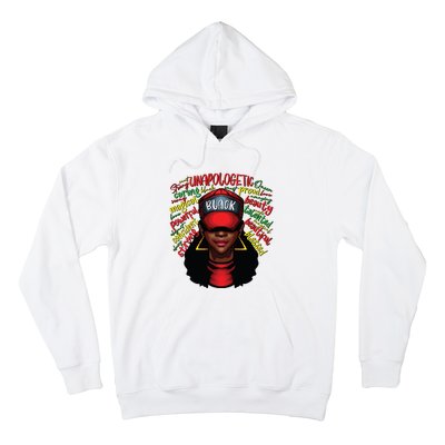 African Queen Black History Month African American Ladies Hoodie