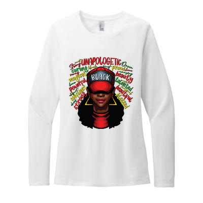 African Queen Black History Month African American Ladies Womens CVC Long Sleeve Shirt