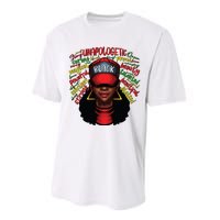 African Queen Black History Month African American Ladies Performance Sprint T-Shirt