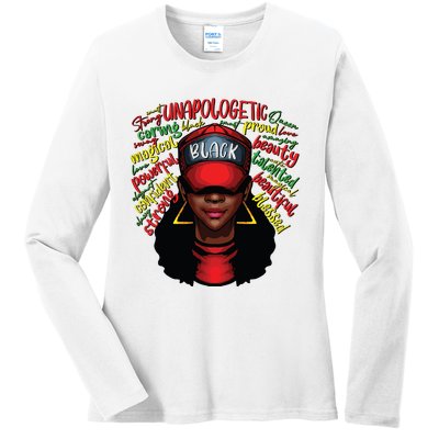 African Queen Black History Month African American Ladies Ladies Long Sleeve Shirt