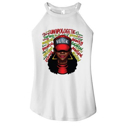 African Queen Black History Month African American Ladies Women's Perfect Tri Rocker Tank