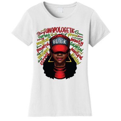 African Queen Black History Month African American Ladies Women's T-Shirt