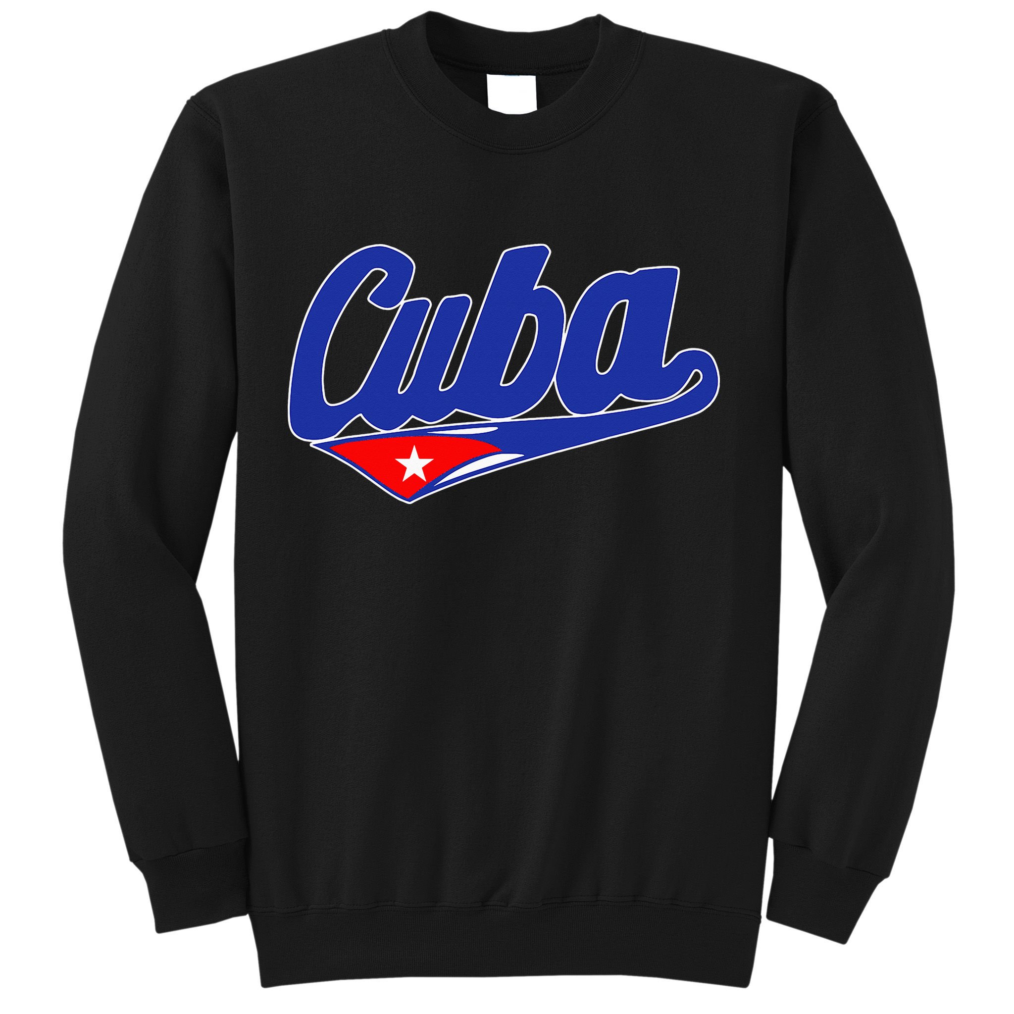 Asere Que Bola Cuban Havana Cuba Cuban Flag Baseball Sweatshirt