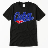 Asere Que Bola Cuban Havana Cuba Cuban Flag Baseball Tall T-Shirt