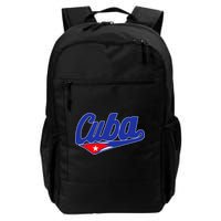 Asere Que Bola Cuban Havana Cuba Cuban Flag Baseball Backpack