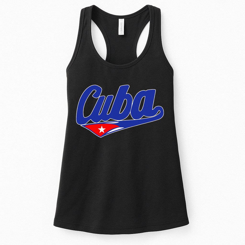 Asere Que Bola Cuban Havana Cuba Cuban Flag Baseball Womens Tank Top