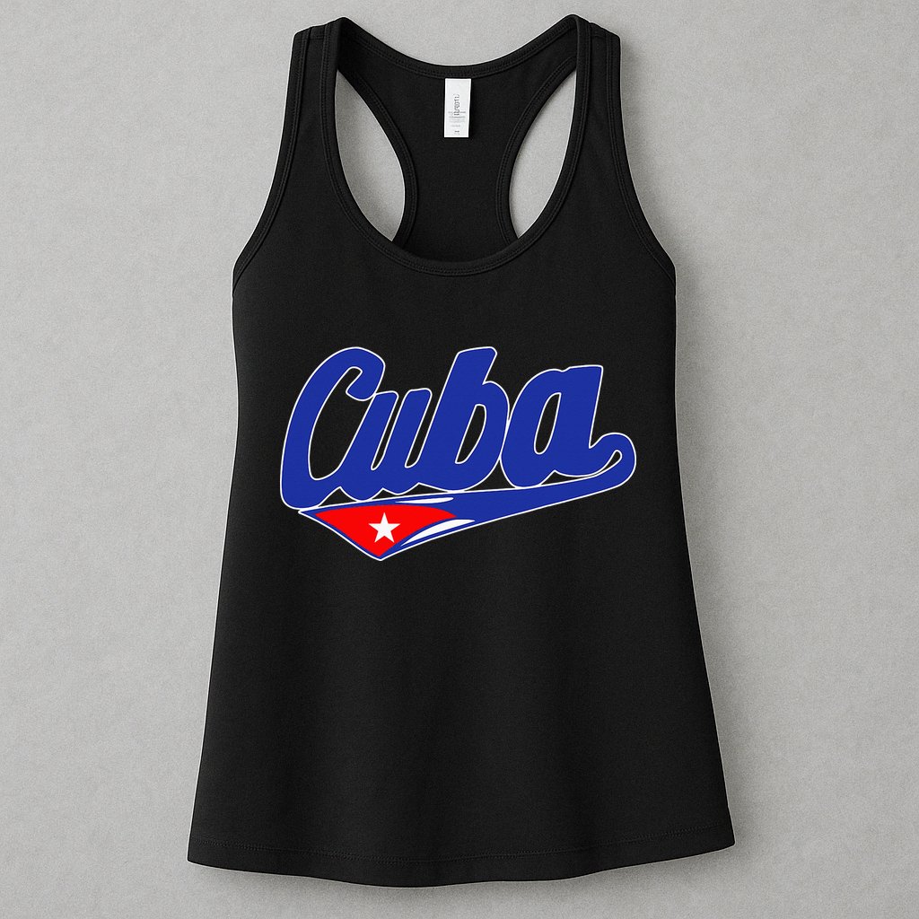Asere Que Bola Cuban Havana Cuba Cuban Flag Baseball Womens Tank Top