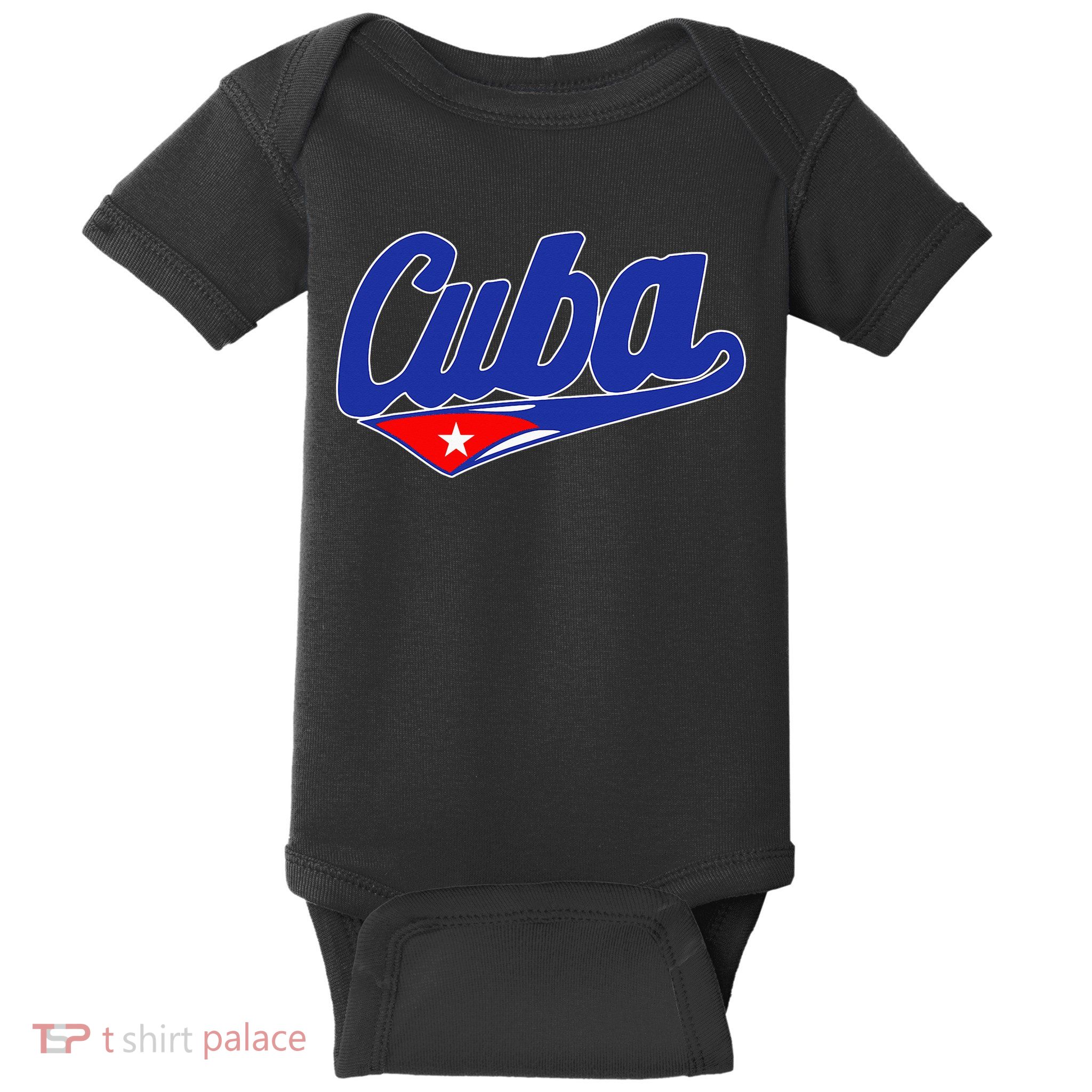 Asere Que Bola Cuban Havana Cuba Cuban Flag Baseball Baby Bodysuit