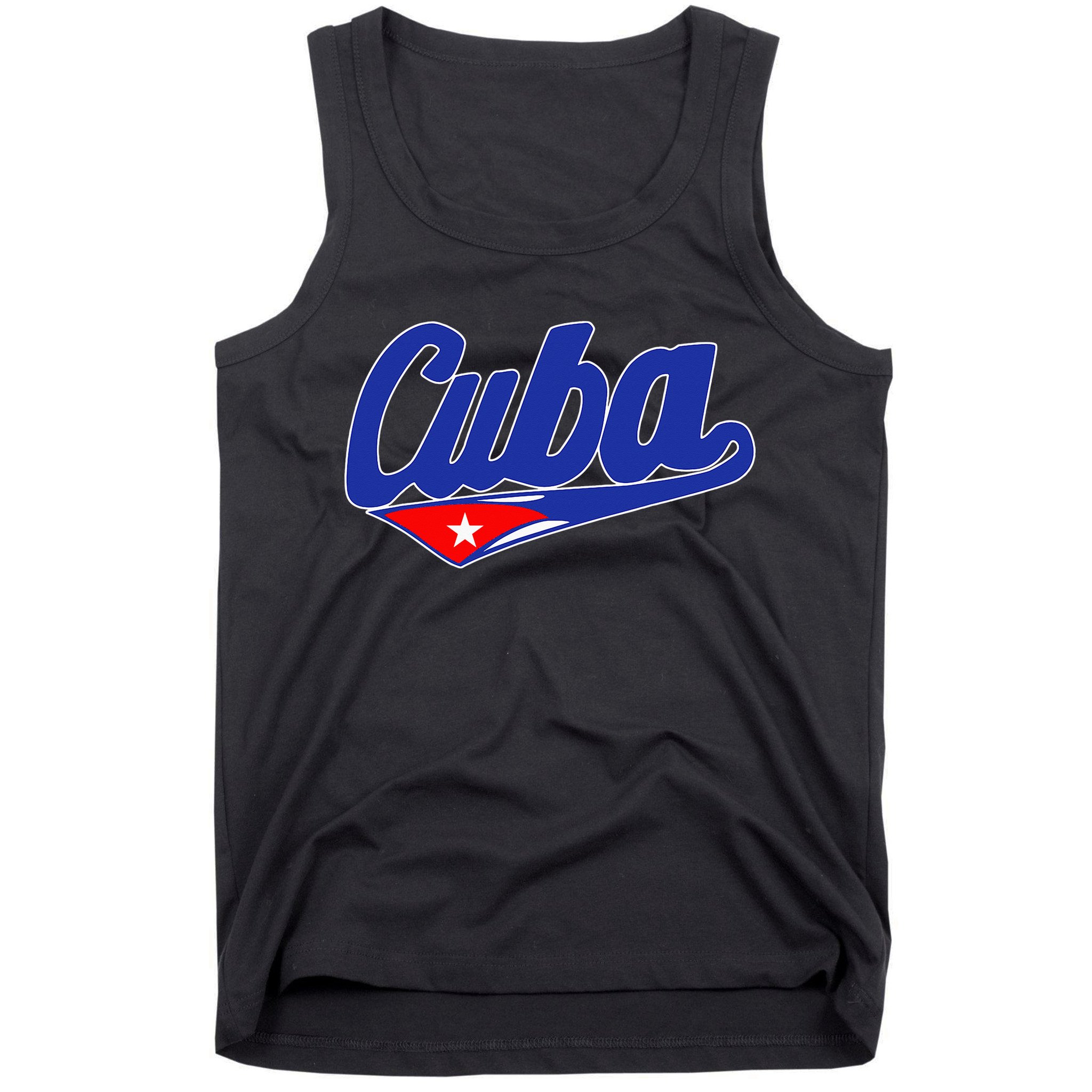 Asere Que Bola Cuban Havana Cuba Cuban Flag Baseball Tank Top