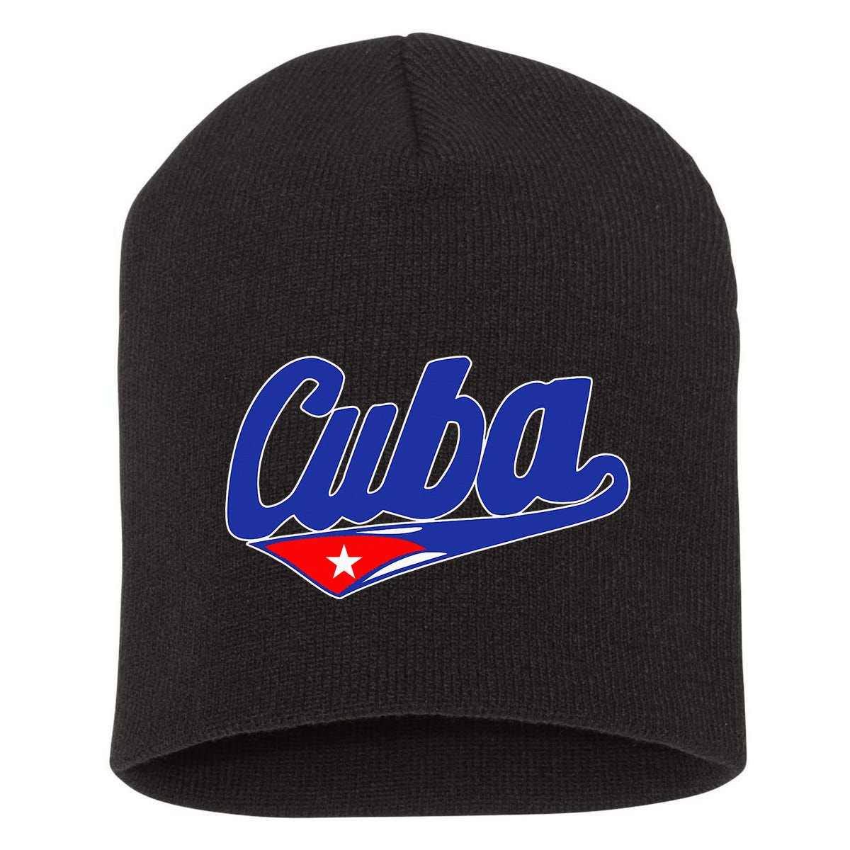 Asere Que Bola Cuban Havana Cuba Cuban Flag Baseball Short Acrylic Beanie